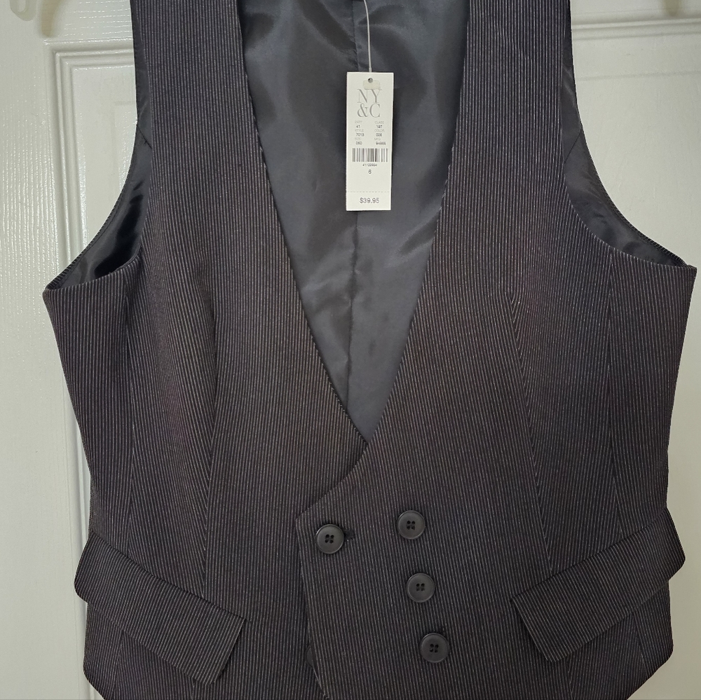 New! NY&C Vest(Stripe)